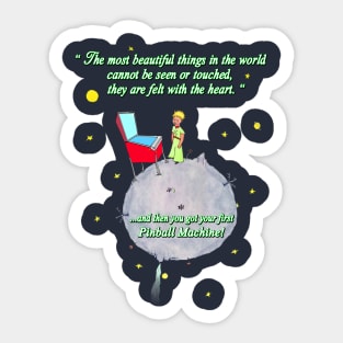 The Little Prince Pinball 1 Sticker